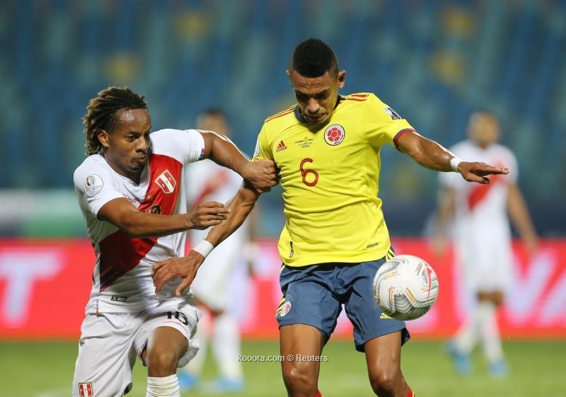 بالصور: النيران الصديقة تحبط كولومبيا أمام بيرو