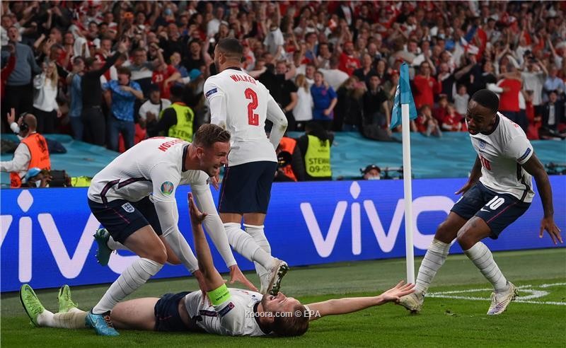 بالصور: إنجلترا تخمد ثورة الدنمارك وتنتقل لنهائي يورو 2020