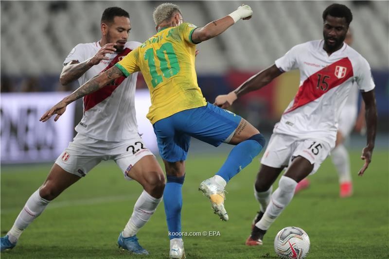 بالصور: نيمار يرسم لوحة الانتصار ويحمل البرازيل لنهائي كوبا اميركا