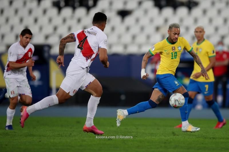 بالصور: نيمار يرسم لوحة الانتصار ويحمل البرازيل لنهائي كوبا اميركا