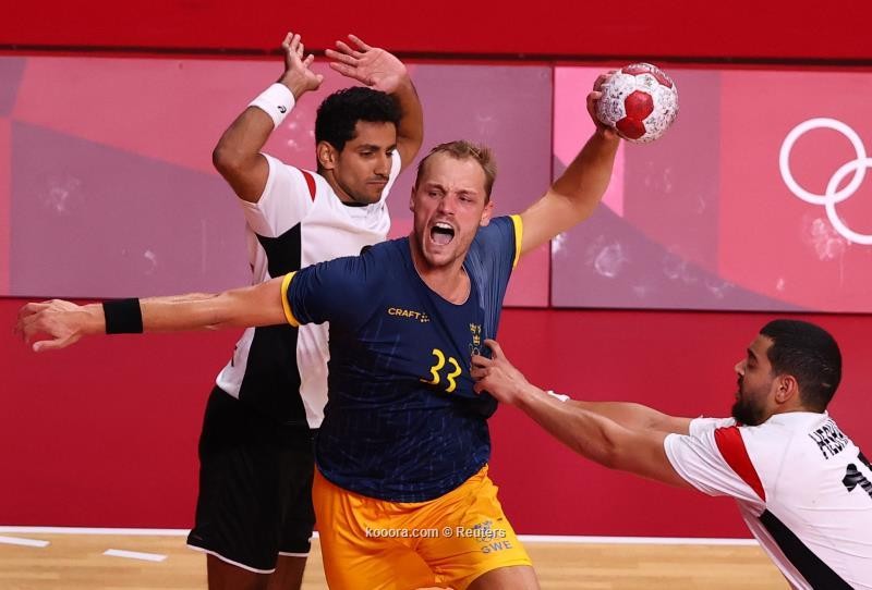 بالصور: يد مصر تقهر السويد وتبلغ ربع نهائي الأولمبياد
