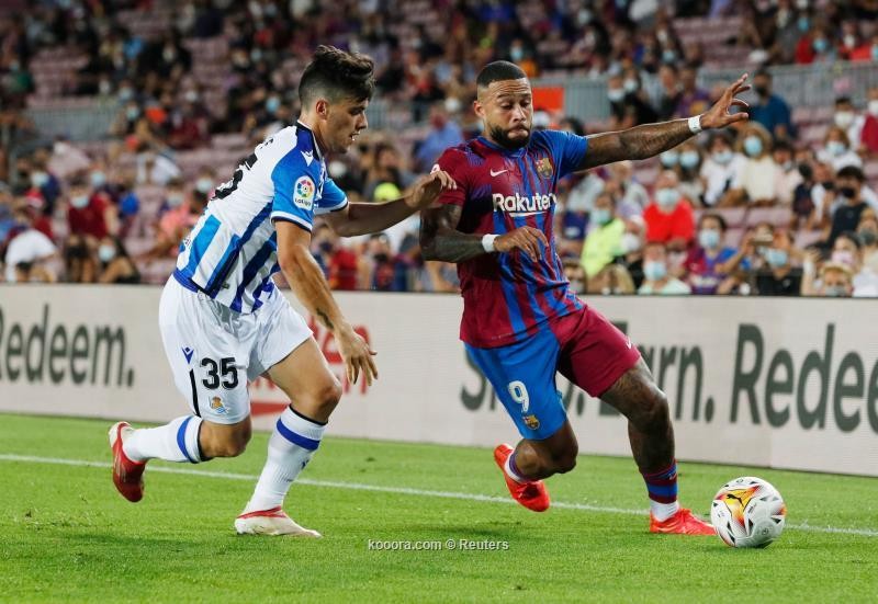 بالصور: برشلونة يخمد انتفاضة سوسيداد برباعية