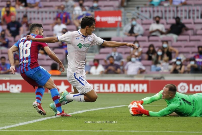 بالصور: ديباي ينقذ برشلونة من كمين خيتافي