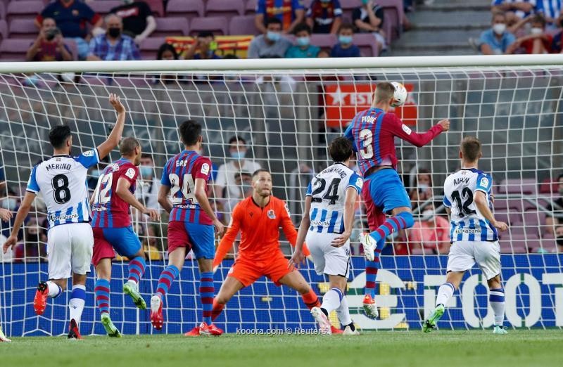 بالصور: برشلونة يخمد انتفاضة سوسيداد برباعية
