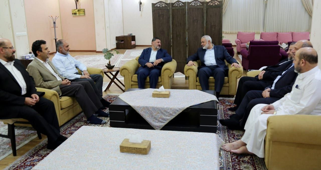 شاهد.. هنية يستقبل وفدًا من جماعة الدعوة والإصلاح في إيران