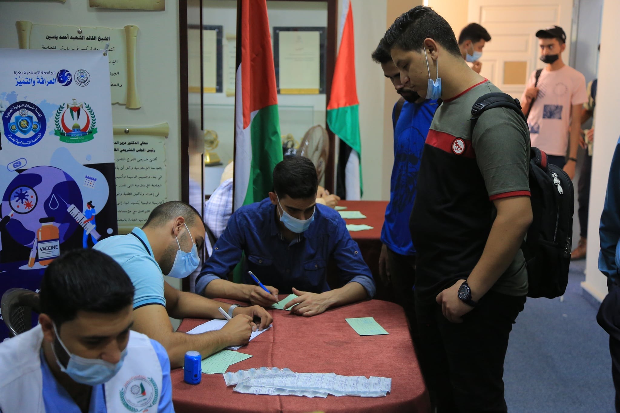الجامعة الإسلامية بغزة تُطلق حملة لتطعيم طلبتها ضد "كورونا"