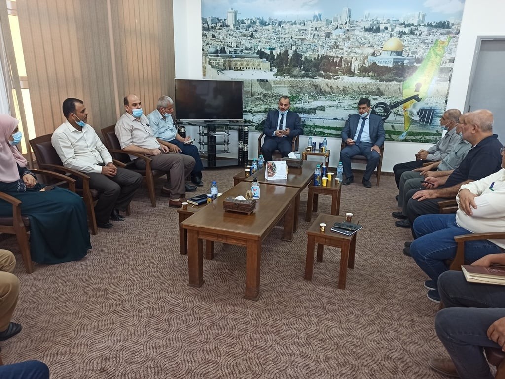 تفاصيل لقاء الغصين مع وكيل وزارة الزراعة بغزة