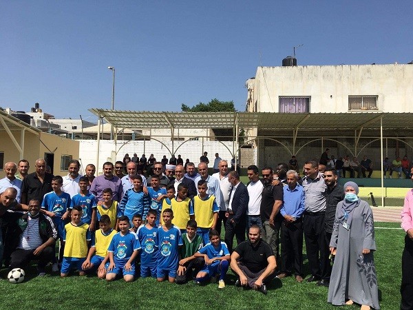 افتتاح ملعب ومسبح تابعين للجنة الشعبية لخدمات اللاجئين في جنين