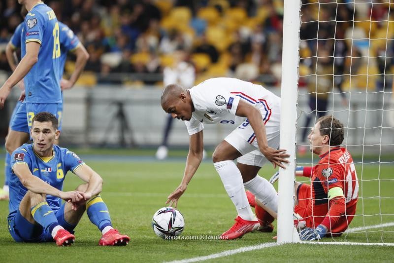 بالصور : المنتخب الفرنسي يتعادل مع منتخب اوكرانيا ايجابيا