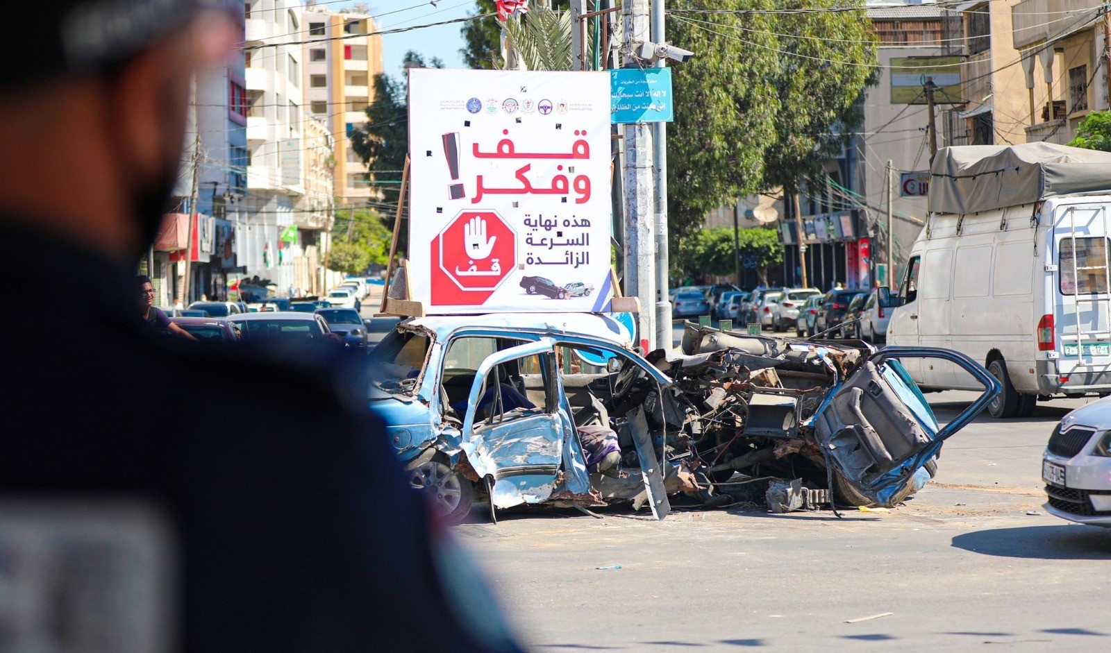 مواصلات غزة تُنظّم فعالية لتوعية المجتمع بمخاطر السرعة الزائدة