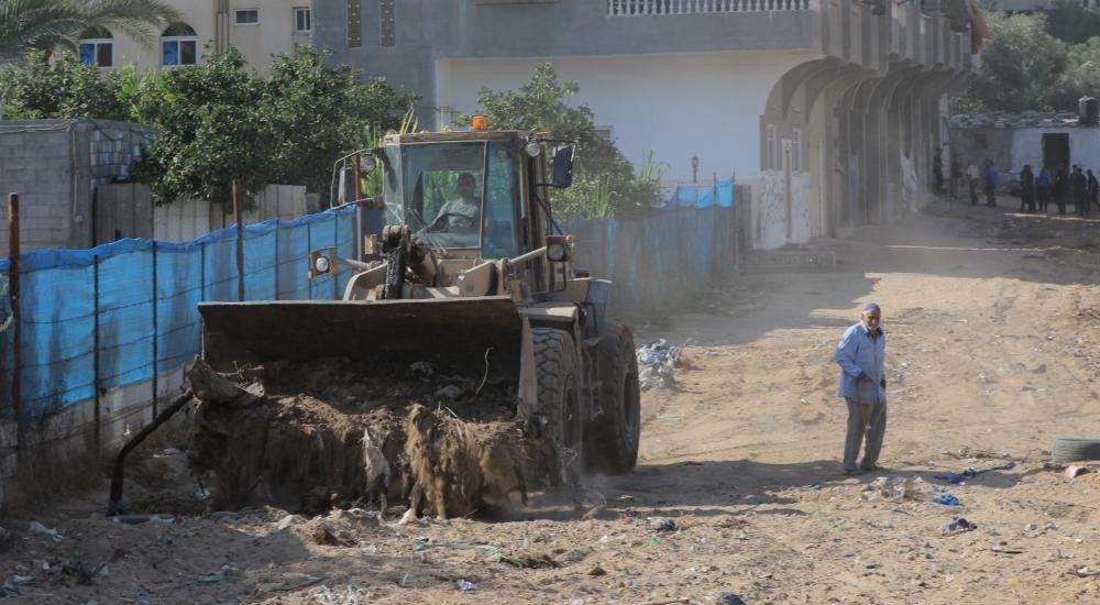 شاهد.. بلدية غزة تفتتح امتداد شارع خليل الوزير "اللبابيدي"