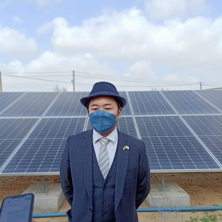 شاهد.. افتتاح مشروع الطاقة الشمسية في مستشفى غزة الأوروبي