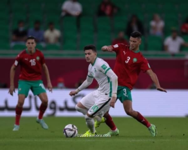 بالصور: المغرب يهزم السعودية بركلة جزاء