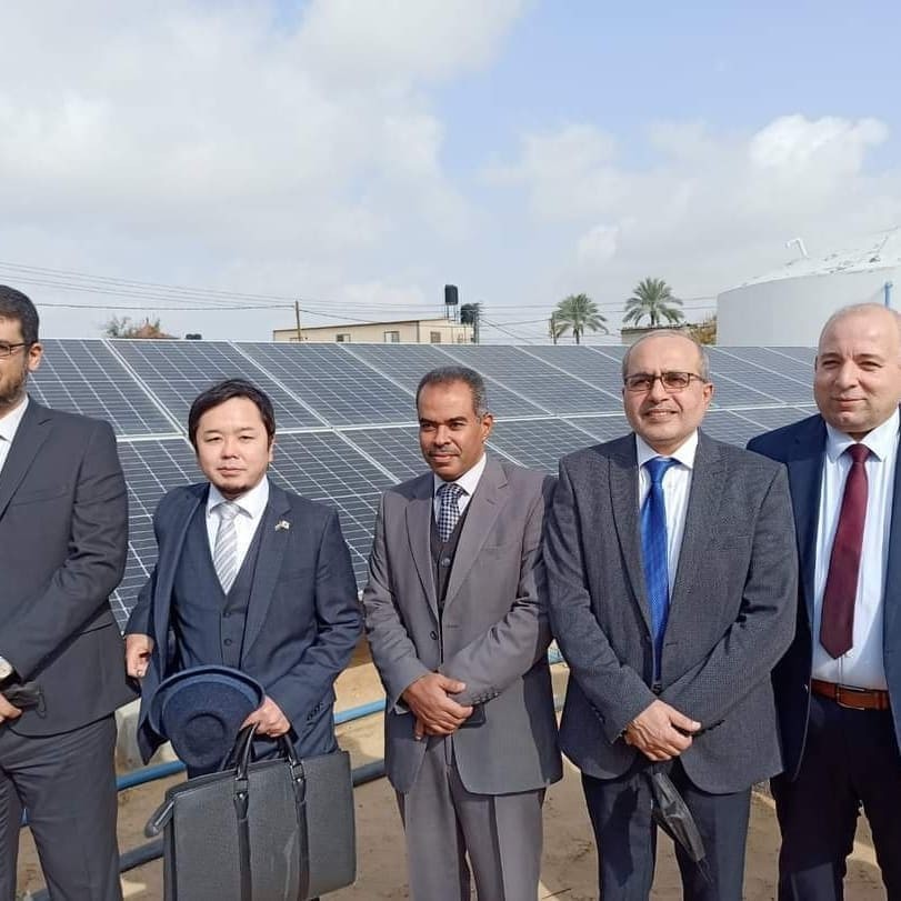 شاهد.. افتتاح مشروع الطاقة الشمسية في مستشفى غزة الأوروبي