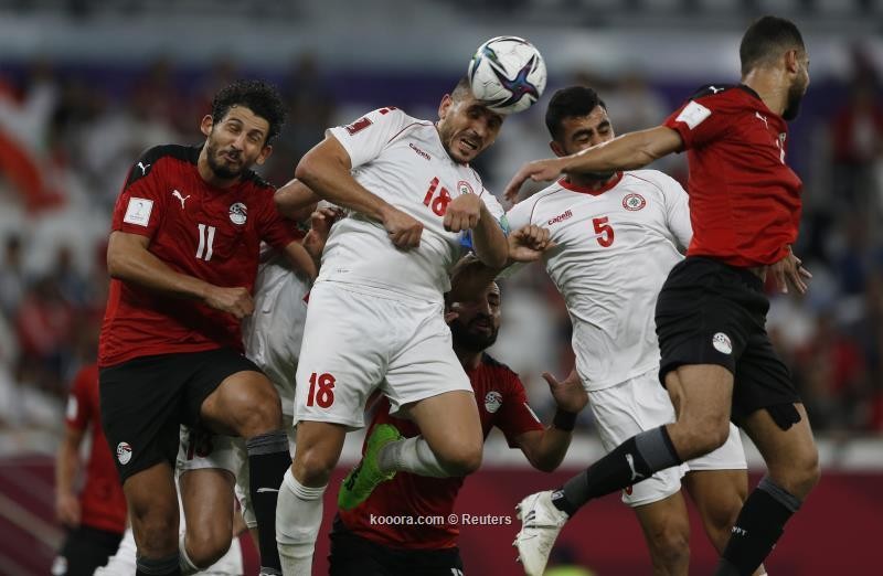 بالصور: مصر تخطف فوزا صعبا أمام لبنان بكأس العرب