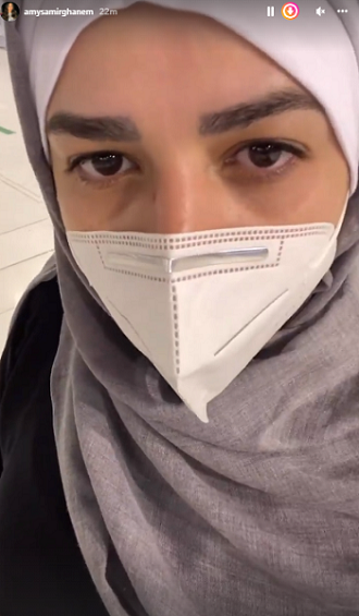شاهد: الفنانة "إيمي غانم" تحسم أمر ارتدائها الحجاب