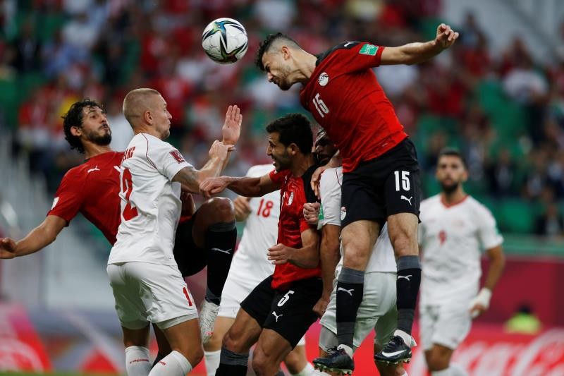 بالصور: مصر تخطف فوزا صعبا أمام لبنان بكأس العرب