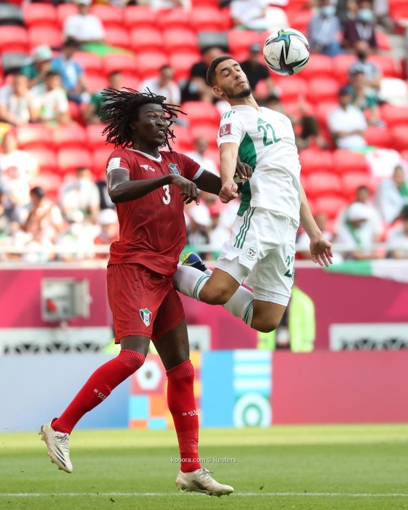 بالصور.. الجزائر تضرب السودان برباعية في كأس العرب