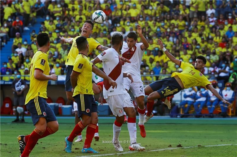 بالصور : بيرو تقلب الموازين بالفوز على كولومبيا بتصفيات المونديال