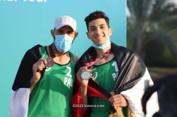بالصور : فلسطين تحرز برونزية غرب آسيا للطائرة الشاطئية