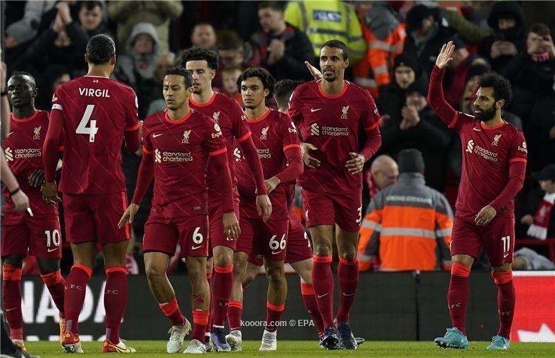 بالصور: ليفربول يهين ليدز بسداسية ويضيق الخناق على مان سيتي