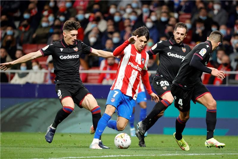 بالصور: تعثر مفاجئ لأتلتيكو مدريد أمام ليفانتي