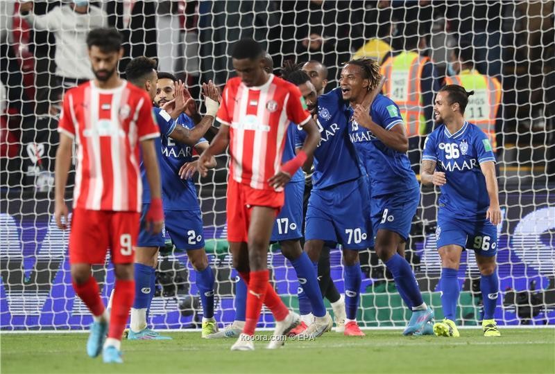بالصور : الهلال يمطر شباك الجزيرة بسداسية.. ويضرب موعدا مع تشيلسي