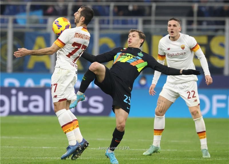 بالصور: إنتر ميلان يقصي روما من كأس إيطاليا