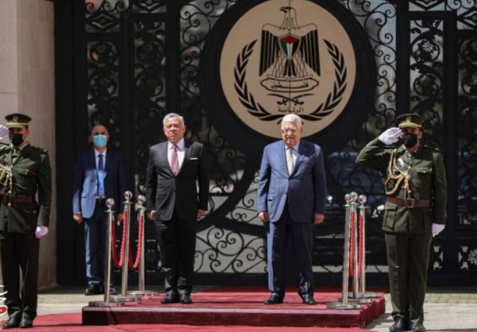 العاهل الأردني يصل رام الله للقاء الرئيس محمود عباس