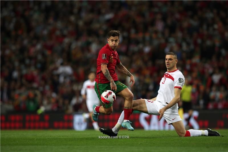 بالصور: البرتغال تقهر تركيا وتبلغ نهائي ملحق المونديال