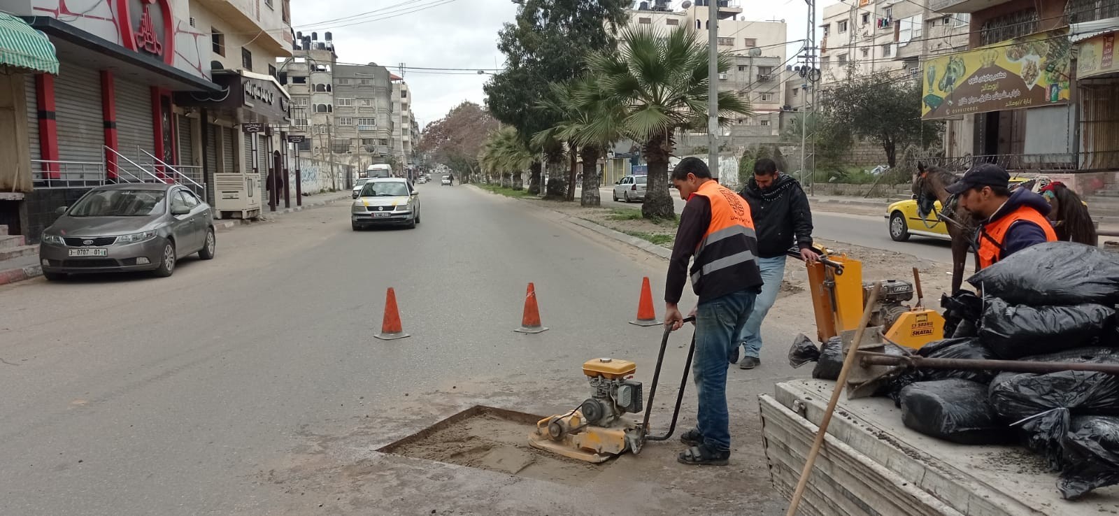 شاهد.. بلدية غزة تنجز أعمال صيانة متفرقة خلال الأسبوع الماضي