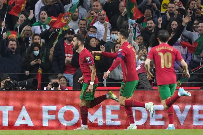 بالصور: ثنائية فيرنانديز تحلق بالبرتغال إلى المونديال