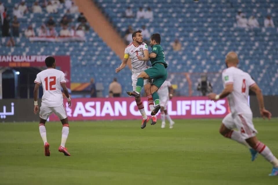 بالصور: العراق يتجاوز الإمارات ويستعيد حظوظه في نيل بطاقة الملحق