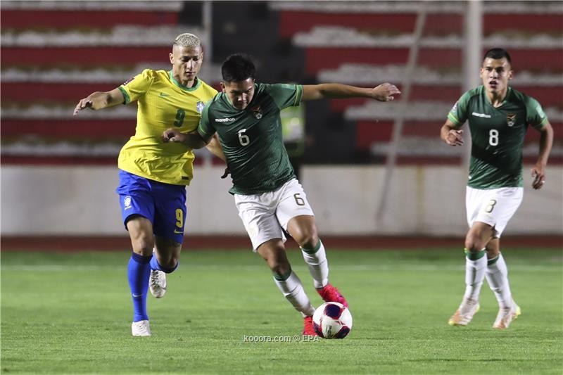 بالصور : البرازيل تقسو على بوليفيا في عقر دارها