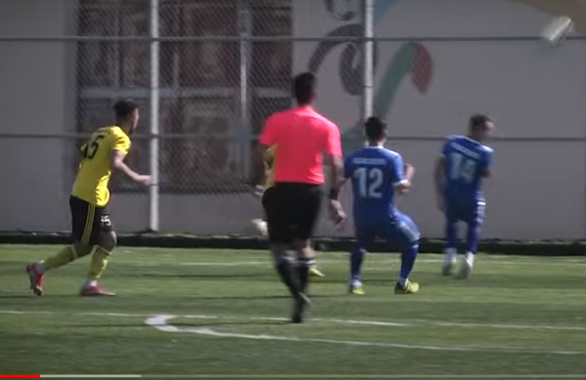بالفيديو : شباب جباليا يفوز على الشاطىء بهدف دون رد
