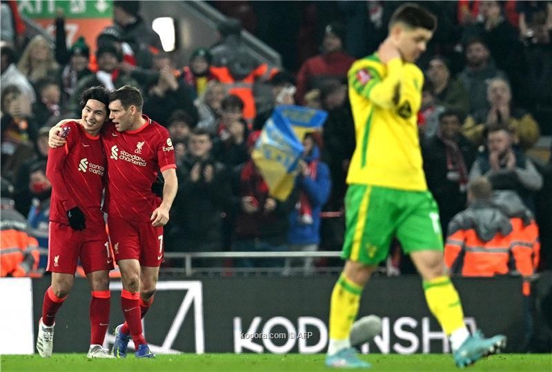 بالصور: ليفربول يتفادى مفاجآت نورويتش في كأس الاتحاد
