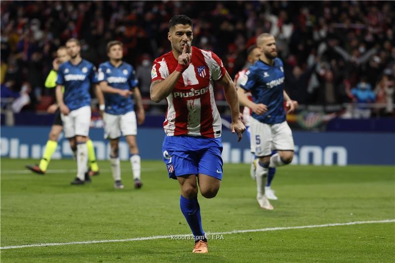بالصور : أتلتيكو مدريد يزاحم إشبيلية على وصافة الليجا