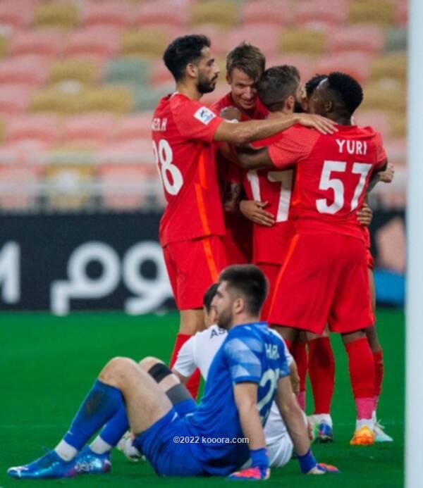 بالصور: شباب الأهلي يتصدر مؤقتًا بالفوز على آهال