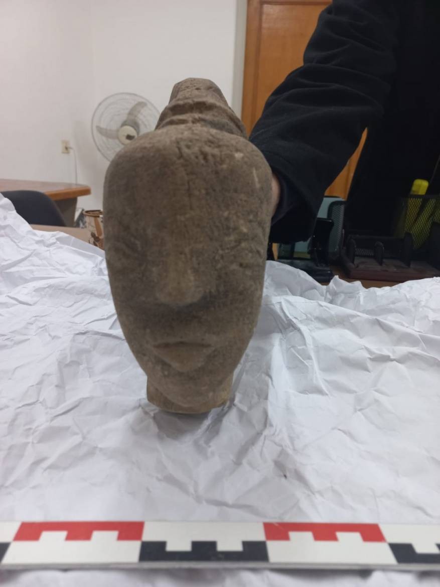 السياحة بغزة تكتشف تمثالًا كنعانيًا في خانيونس يعود تاريخه لـ2500 سنة قبل الميلاد