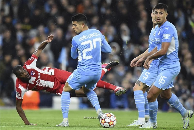 بالصور.. دي بروين يهدي السيتي فوزا صعبا على أتلتيكو مدريد