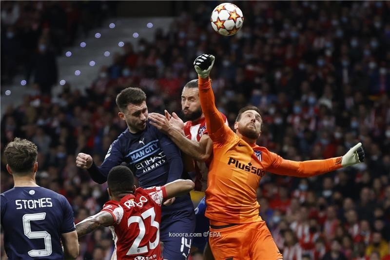 بالصور.. مانشستر سيتي يصمد أمام أتلتيكو ويضرب موعدًا ضد ريال مدريد