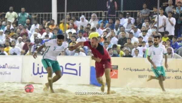 بالصور : شاطئية فلسطين تتغلب على السعودية في افتتاح بطولة غرب اسيا