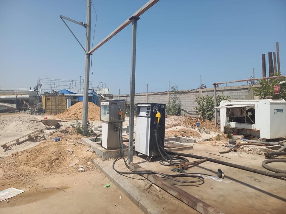 بالصور: ضبط مخزن وقود غير قانوني شرق غزة