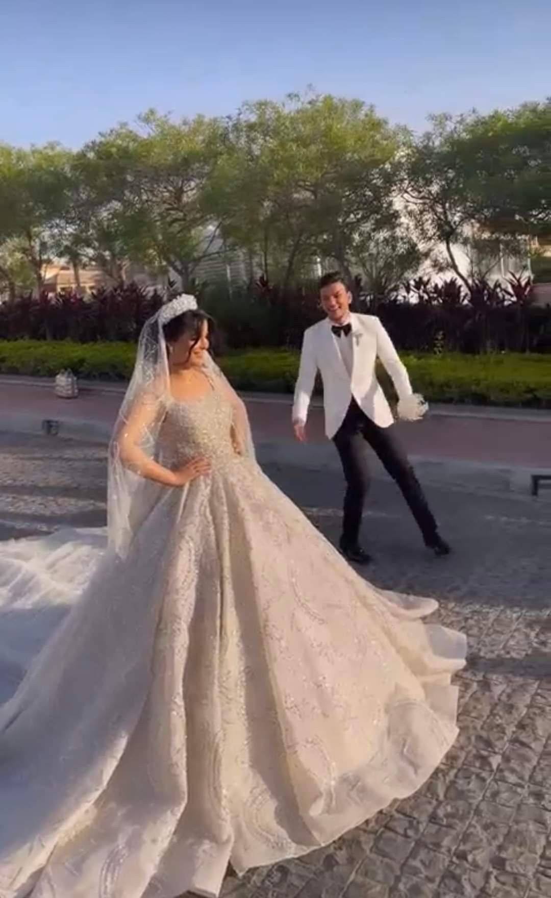 شاهد: حفل زفاف حودة بندق وشقيقة المغني إياد جيان