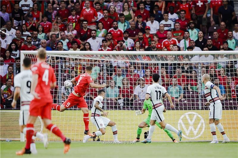 بالصور.. سويسرا تسقط البرتغال في دوري الأمم الأوروبية