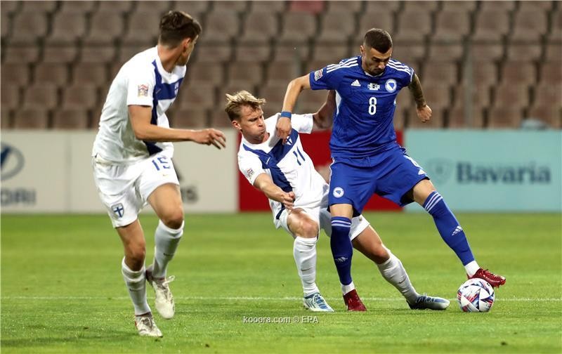 بالصور : دجيكو يقود البوسنة للفوز على فنلندا في دوري أمم أوروبا