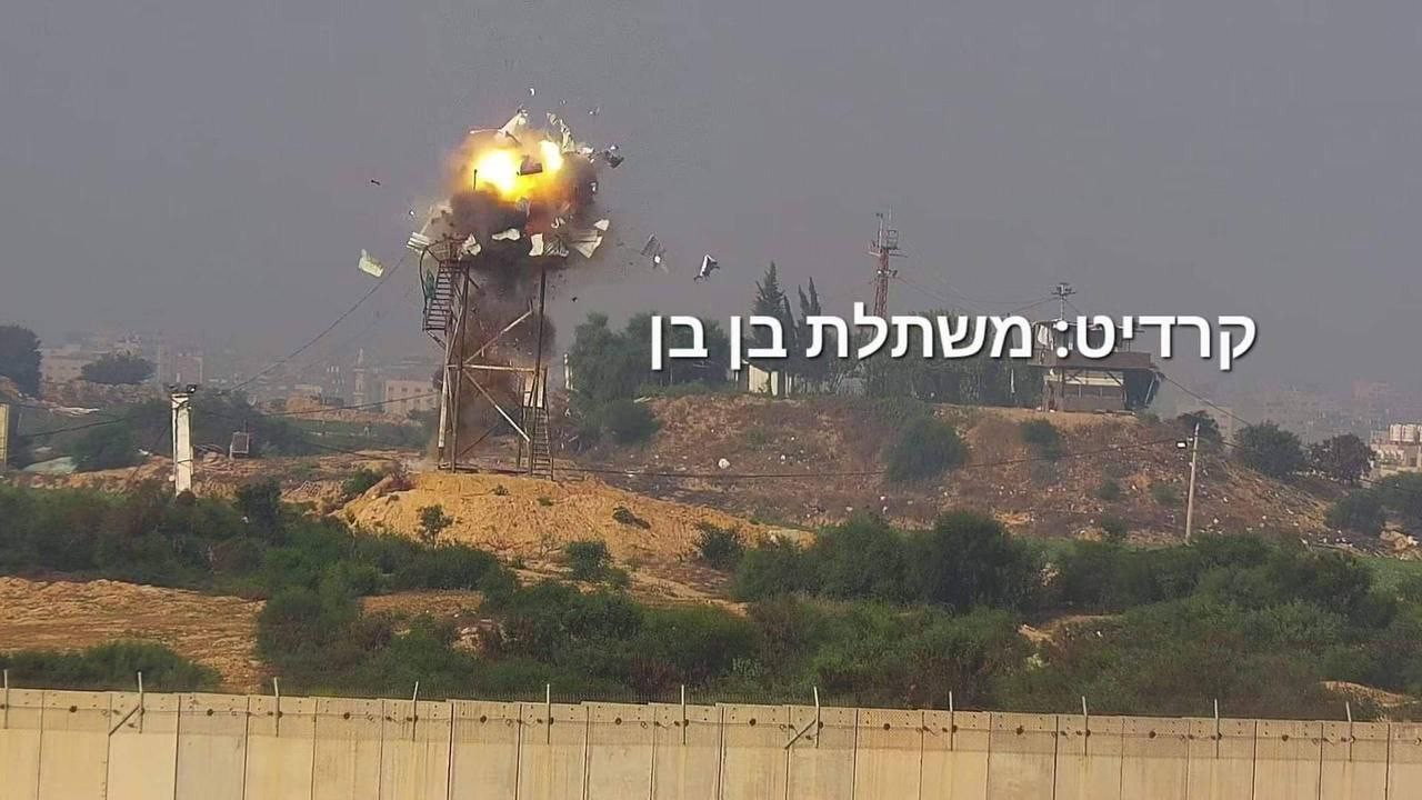 شاهد: لحظة قصف مواقع تابعة للمقاومة في غزّة 