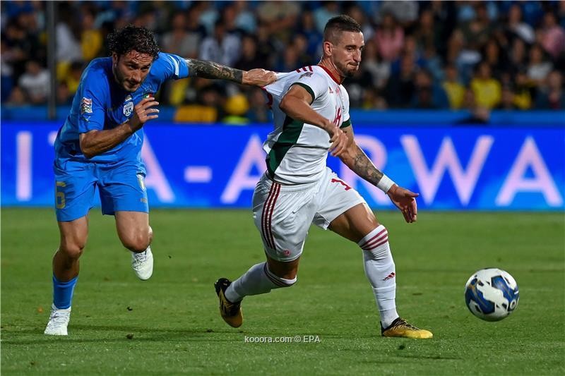 بالصور.. إيطاليا تفوز بصعوبة على المجر