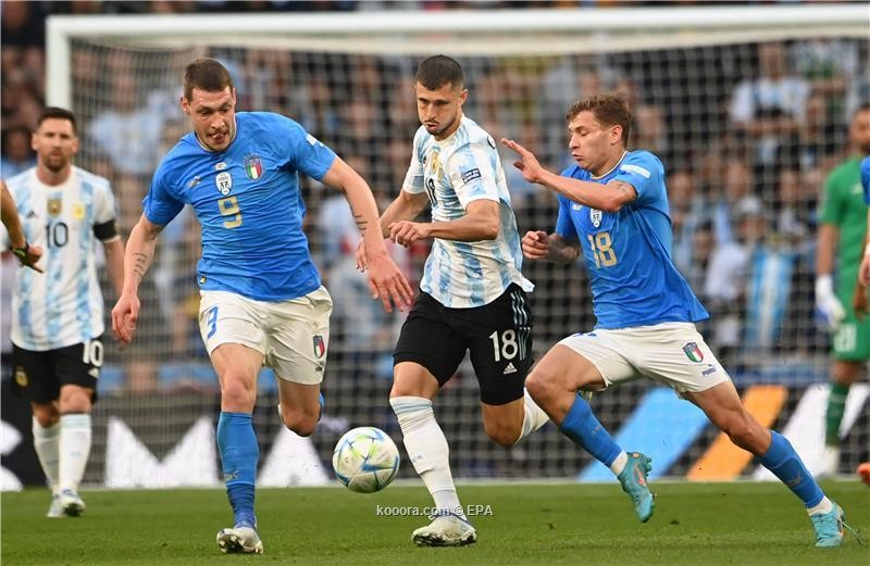 بالصور.. الأرجنتين تبدع وتحصد كأس فيناليسيما بفوز مستحق على إيطاليا