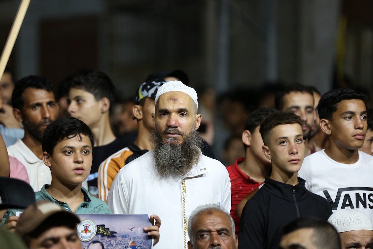 الجهاد الإسلامي بغزة تنظم فعالية نصرة للأسرى المضربين